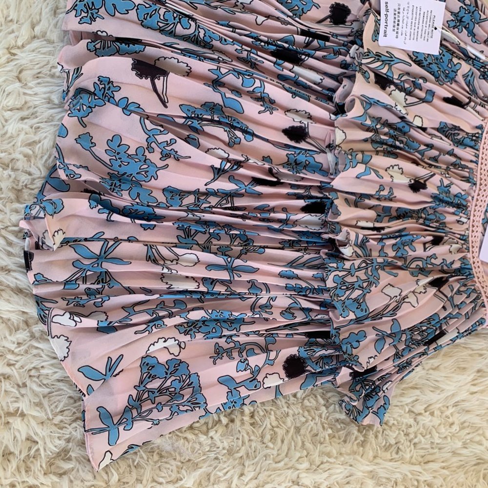 ❌SOLD❌Self Portrait Printed Ruffle One Shoulder - Picture 8 of 10